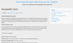 Journées de Lyon des auteurs de théâtre je venais voir la mer
