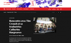 Rencontre avec Tim Crouch