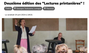 Lecture printanière d'Histoire d'Orphée de Jean-Pierre Siméon