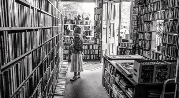 Photo d'une librairie