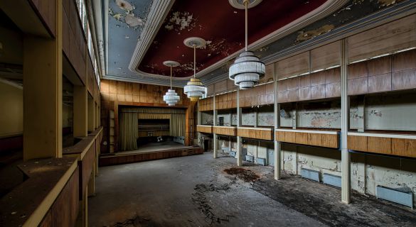 salle abandonnée 