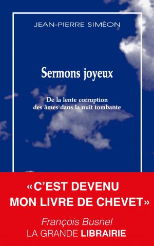 Couverture du livre "Sermons joyeux" de Jean-Pierre Siméon