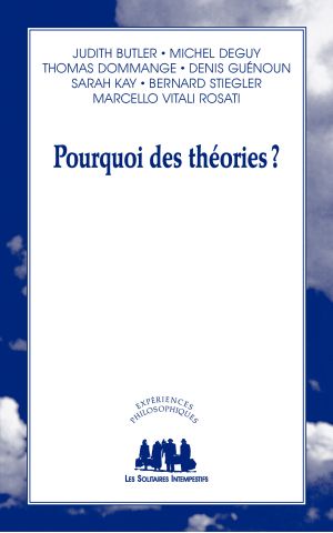 Couverture du livre "Pourquoi des théories ?"