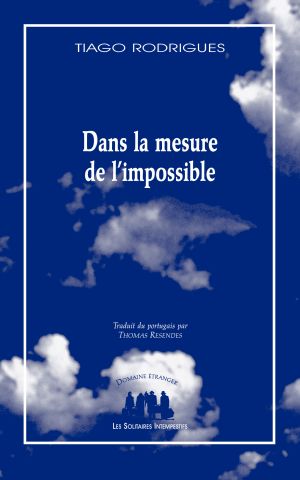 Couverture du livre "Dans la mesure de l'impossible"