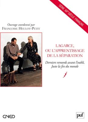 Couverture : Lagarce, ou l'apprentissage de la séparation