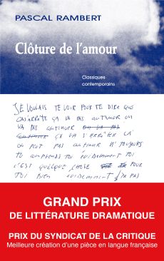 Couverture du livre "Clôture du l'amour"