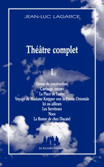 Couverture du livre "Théâtre complet I" de Jean-Luc Lagarce
