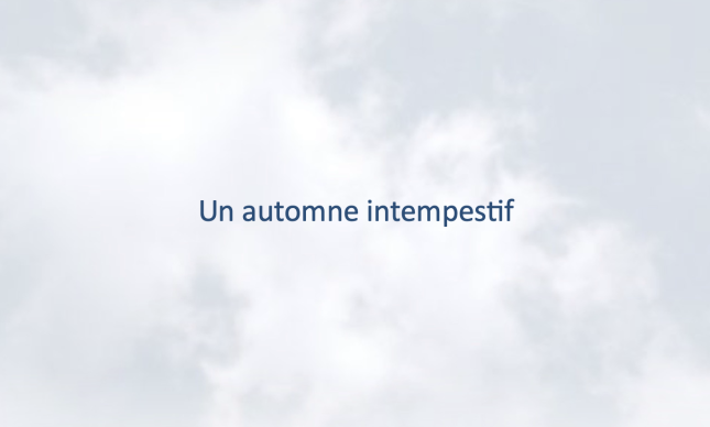 la rentrée des solitaires intempestifs